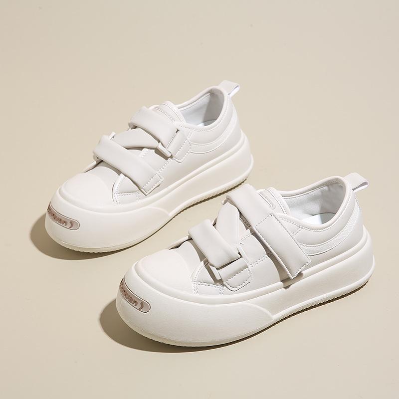 

Little white shoes 2025 women s Velcro new Korean version ins student leisure sports versatile board shoes street shot K1715 40