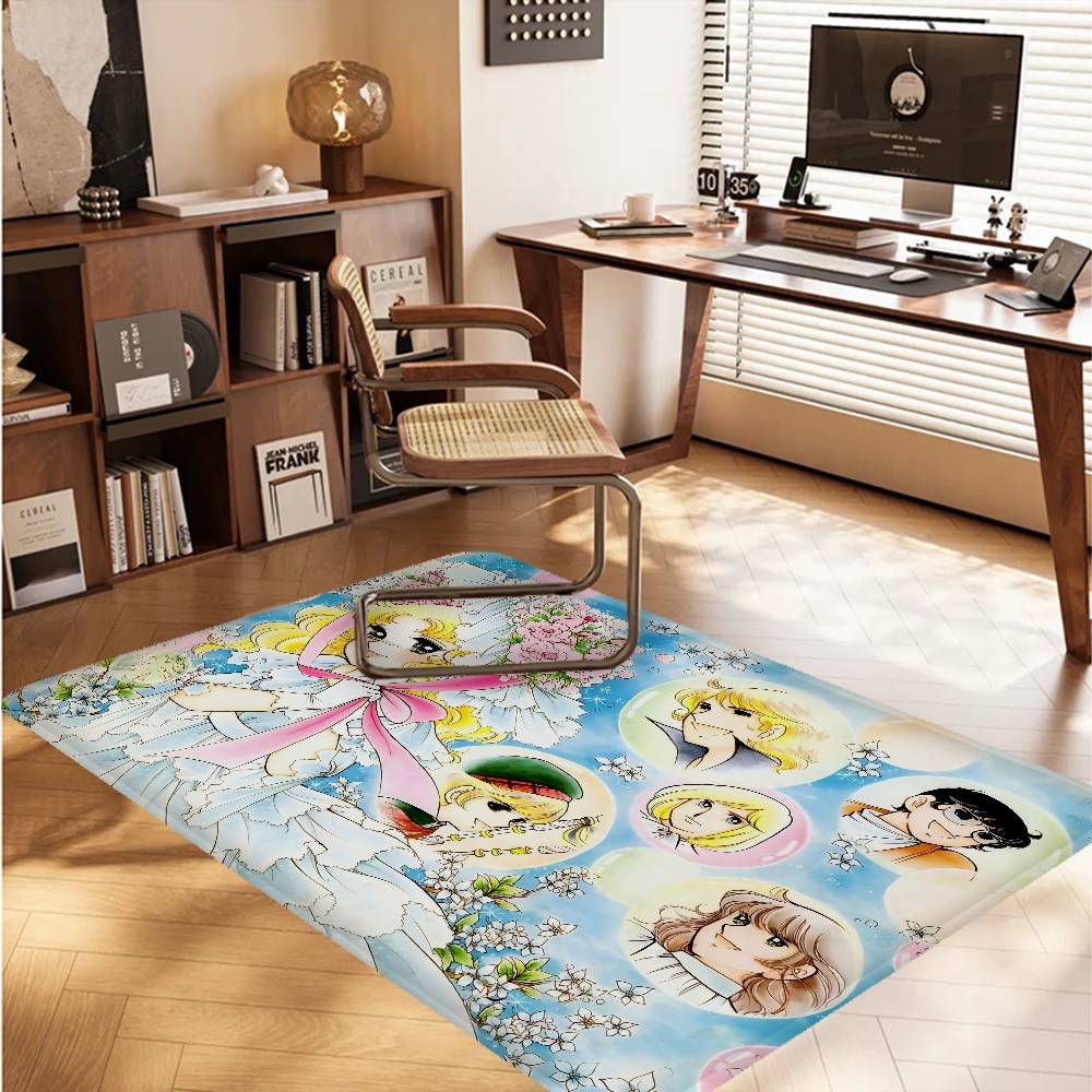 Classic Anime C-Candy C-Candy Room Mats Retro Multiple Choice Living Room Kitchen Rug Non-Slip Welcome Rug