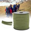 50M 4MM Tykk 7-kjerners Paracord Redning Knyting Telt Lanyard Camping Tau for Utendørs Armbånd