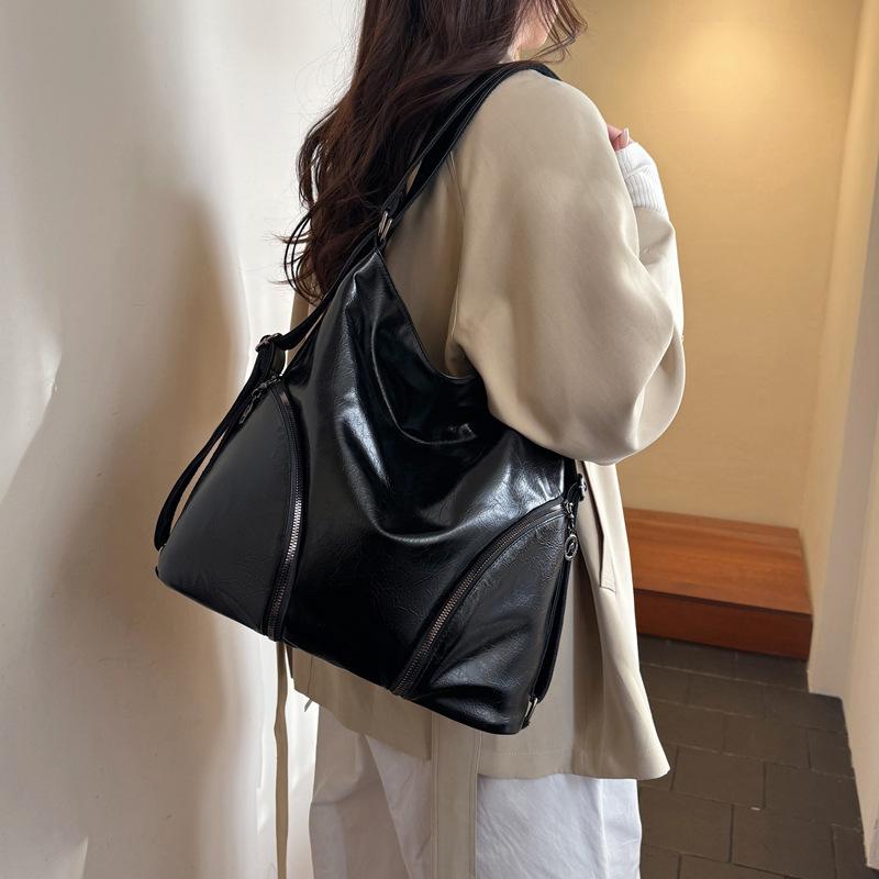 Single-shoulder Side-padded Bag, Large Capacity Casual Travel Backpack, Double-shoulder Bag, Women's Tote Bag