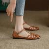 Fashion 2024 Summer Shoes Women's Sandals New Open Toe Low Heel Ankle Strap Sandals for Women Outdoor Dress Office Ladies Heeled Shoes
