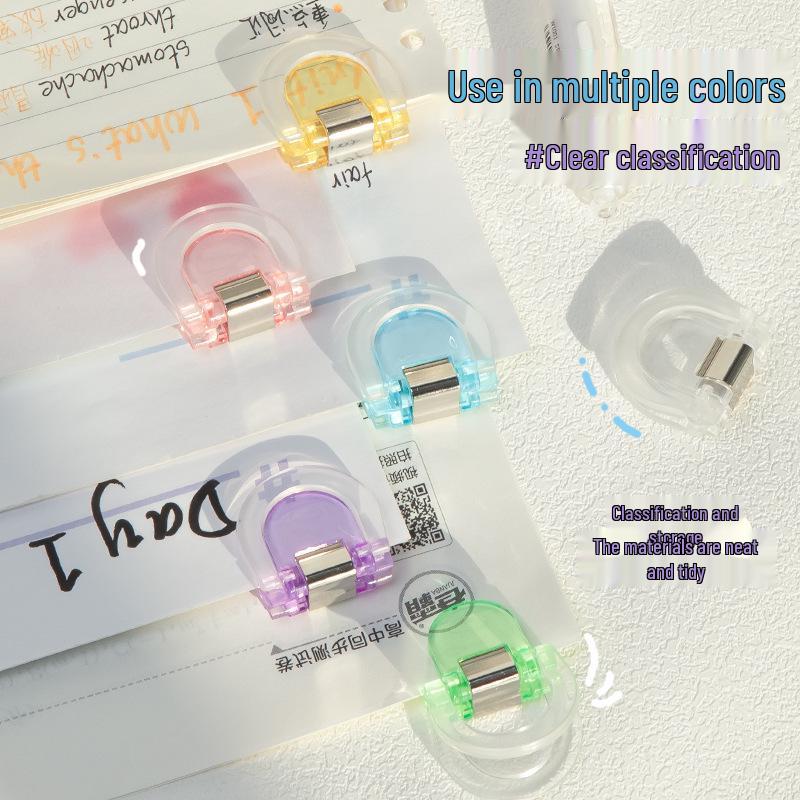 

Colorful Transparent Small Clips: Newcomer Special - 4 for $0.01! High-Value, Creative Stationery