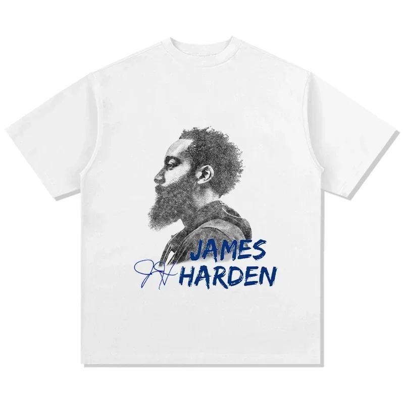 ZX TEE NBA star portrait short sleeved T-shirt  Printed Short Sleeve T-shirt Men Distress American Women Tshirt 2025