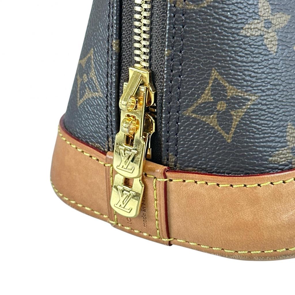 Louis Vuitton Bolsa Alma BB M53152 Marrom Feminina 2WAY usada