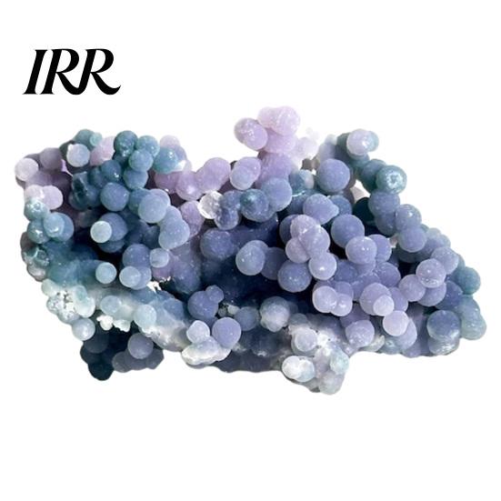 Crystal Cluster Wands Natural Grape Agate Cluster, Mineral Gemstone, Polished Stone Decorative Landscaping Rocks for Aquarium Terrarium Decor, Unique S