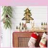 Charming Rustic Led Star And Christmas Tree Wooden Ornaments For Holiday Decor