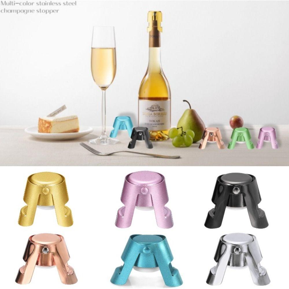 1PCS Leak-Proof Champagne Bottle Sealer Vacuum Sealed Wine Bottle Stopper Champagne Stopper