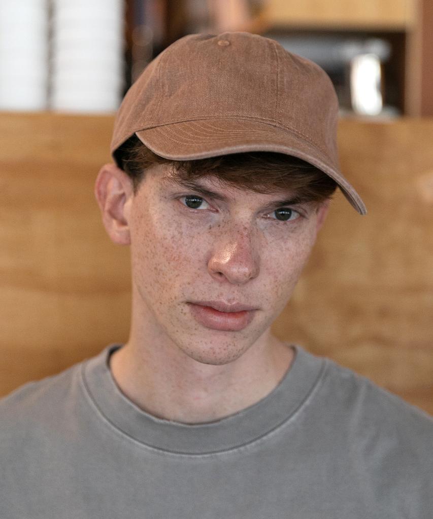 Chaebteo Standard Pigment Ball Cap - Red Brown