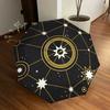 1pc Cosmic Pattern Starry Sky Automatic Folding Umbrella, Heavy Duty 8 Rib Iron Frame,  Suitable for Travel, Daily Use, Birthday, Decor Gift m0105107