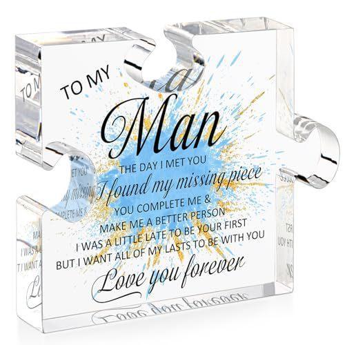 1pc Acrylic Puzzle Mother's Day Gift Transparent Decoration Home Office Desktop Decoration