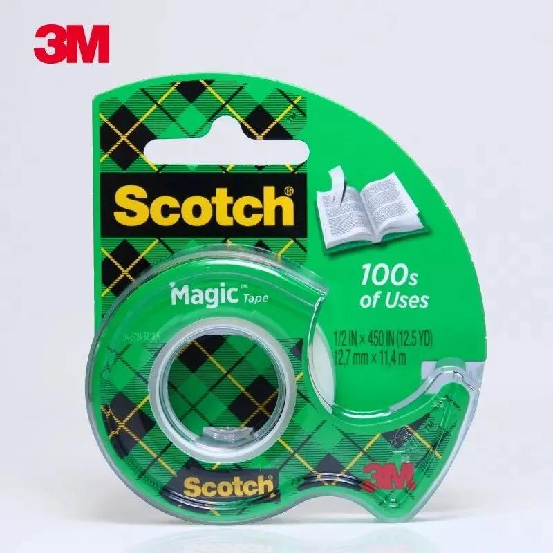 3M Scotch Tape Invisible Stickers Super Strong Adhesives Copy Sealing Tapes Without Trace Transparent Waterproof Home Supplies