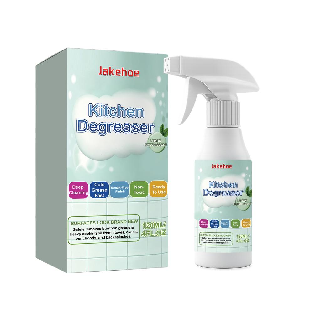 JAKEHOE Kitchen Degreaser Multi-Purpose Stove Hood Grease Cleaner Gentle Formula 500ml