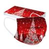 10pc Christmas Print  for  Face Mask Disposable Earloop Mask