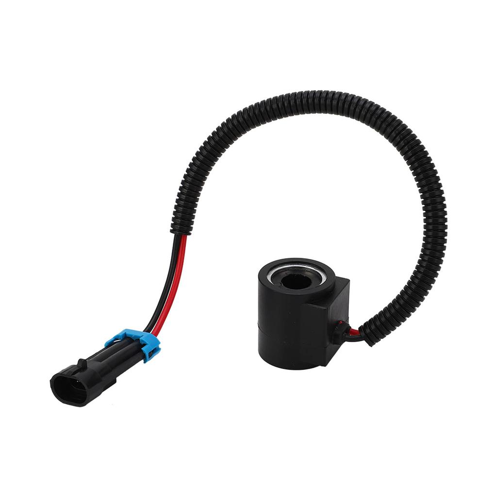12V Solenoid Valve Coil with Connector 1 2in Hole Diameter 6671025 for Bobcat Skid Steer 751 753 763 773 7753