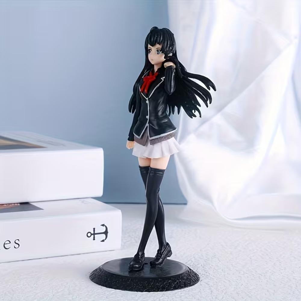 My Youthful Love Story: Anime Female High School Uniform Mobile Doll, Suitable for Home Decoration and Desktop Decoration