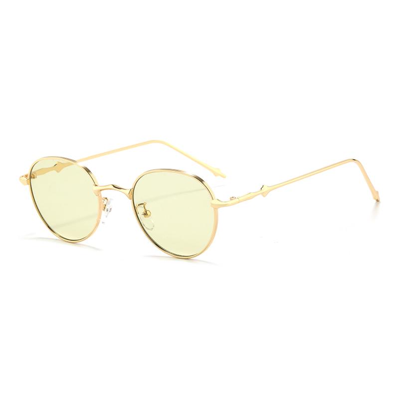 

New Retro Oval Sunglasses Women Fashion Retro Round Sun Glasses Female Shades Classic Candy Colors Eyewear Uv400 pictures show