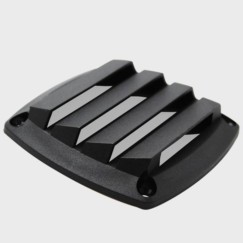 ABS Ventilation Window For Marine Cabin Motorhome Compartment Saltwater Resistant Adjustable Louver System Black White