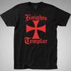 KNIGHTS TEMPLAR CROSS Shirt Christian christ army Poor Fellow Soldiers Solomon