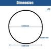 10 Count Rubber O-Rings For Standard Size Water Filter Housings Replacement Accessory For Housing Parts