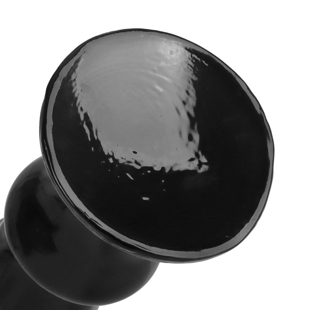 Extra Large Black PVC Butt Plug Anal Sex Toy Dildo Masturbator Big Dick Gay Fisting 18+