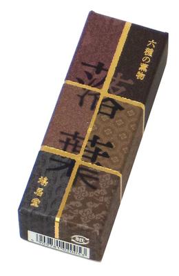 Kyukyodo Six Types of Fallen 20 6cm Incense, Incense, Leaves, Pieces,