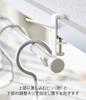 Yamazaki Tower Indoor Clothes Drying Set of x x H7cm Hooks onto Screw Clothes Drying Product 5621 Hooks, 2, White, Approx. W1.5 D5.5 (each), Lintel,