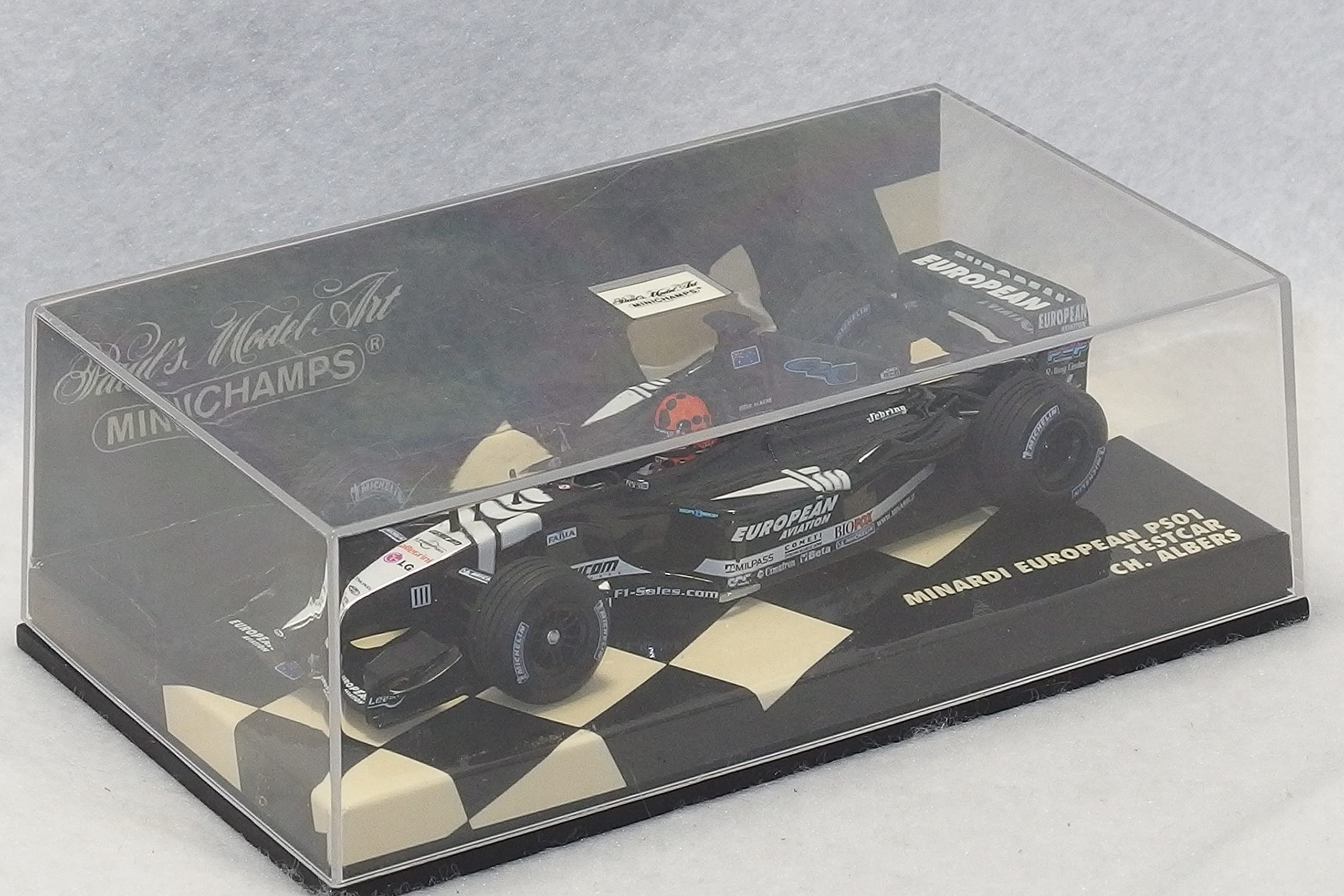 

MINICHAMPS F1 Minardi European PS01 Тест-кар Minardi European Кристиан Альберс minichamps 400010121 PMA 4012138041004 формула 1/43 К.Альберс