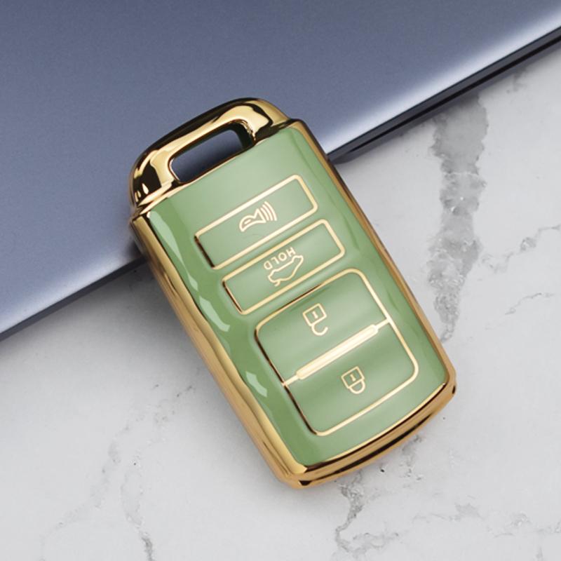 Shell Fob Keychain For Kia Cadenza K9 K7 K-04 Sorento K900 And New K7 Key 2013 Year To Year 4Buttons Tpu Car Key Case Cover