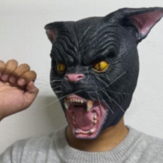 Katzen-Tiermaske COS Lustige und skurrile Performance-Requisiten können beschriftet werden