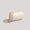 Bag Women'S Niche Texture Small Fragrant Wind Rhombus Chain Small Gold Ball Cylinder Bag Single Shoulder Crossbody Pen Holder Pillow Bag Tide