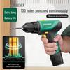 Green Forest Rechargeable Lithium Hand Drill - Multi-Function Electric Screwdriver for Household & Wall Drilling