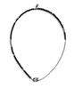 KHAKI STUDIO Chain Rock Stone Necklace (Onyx)