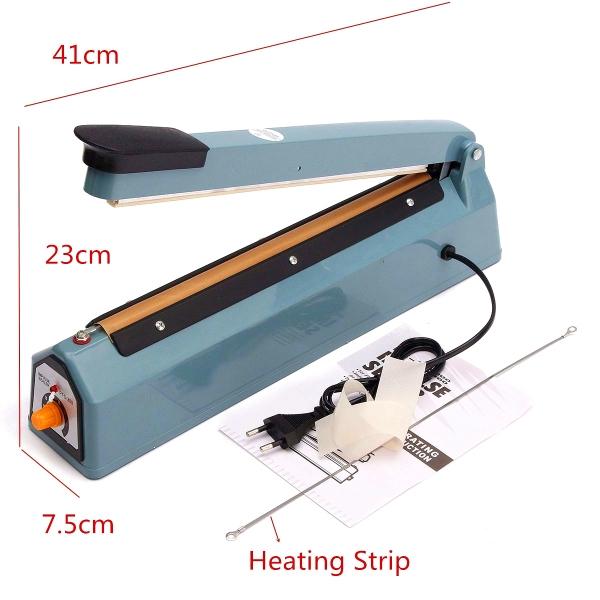 Hand Pressure Sealer Machine 400W Impulse Sealer Poly Bag Plastic Closer Sealing Wrap for Home Kitchen Dropshipping 220V