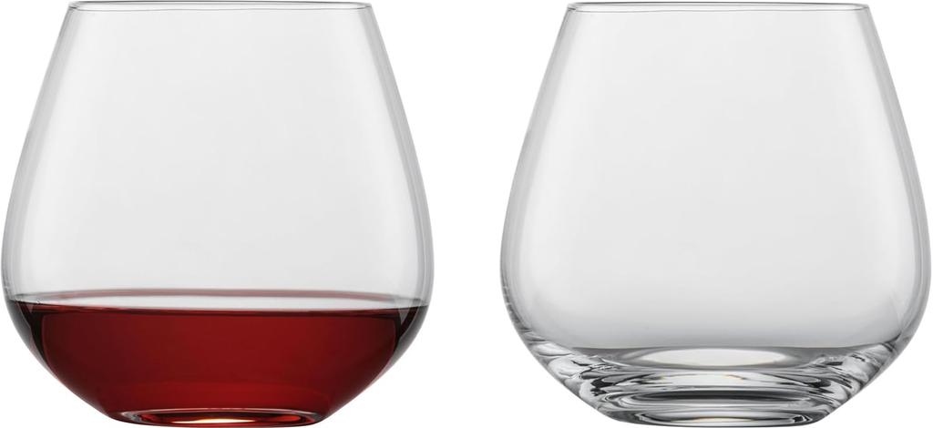 ZWIESEL GLAS Break-Resistant Forte Tumblers for Water, Mineral Water, and Soft Drinks, Pair of 2 Machine-Made Glasses (m123619)