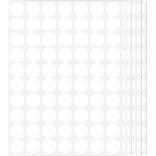 1400 PCS Red Circle Dot Stickers 3/4" Round Color Coding Label Stickers (Red)