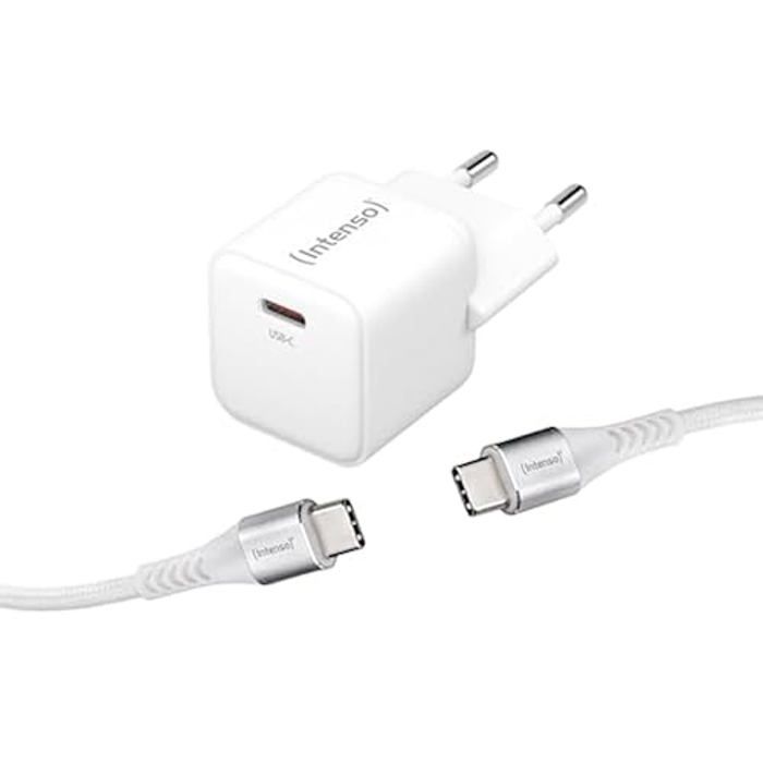 USB nabíječka - INTENSO - W30C - 30W - 3A - USB-C s kabelem v balení
