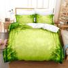 Green Flower Duvet Cover Set Double Bed With Pillowcase Lotus Bedding Set King Size 3pcs 2pcs Single Twin Full 200x200 220x240cm