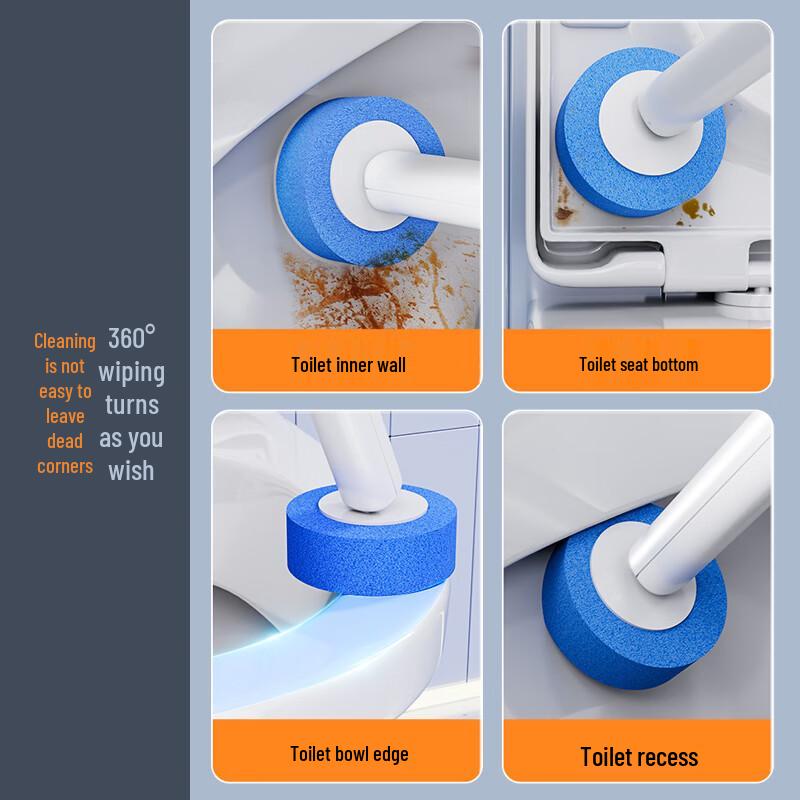 Jia Bang Shou Disposable Wall-Mounted Toilet Brush Set