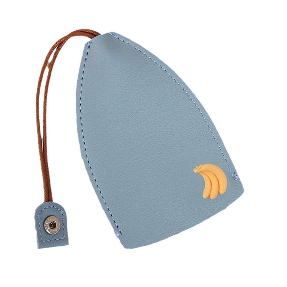 

PU Leather Cartoon Pull Type Key Bag Cherry Key Wallets Keychain Pouch Housekeepers Key Holder