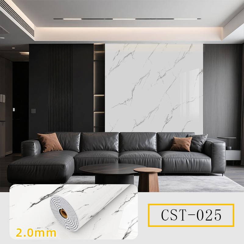 Roll-up Fliesenaufkleber Tapete Selbstklebend Wasserdichte Tapete Verdickter Marmor Verdickte Rolle Dekorative Wandaufkleber
