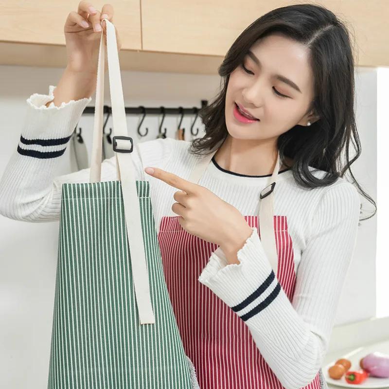 Towel Apron Adult Household Overalls with Hand Towels Oil-proof and Waterproof Kitchen Thickened Apron