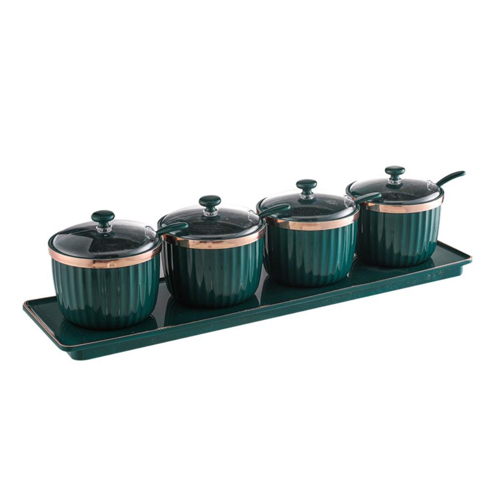 Herbs Organizer Seasoning Can Pepper Sugar Container Seasoning  Storage Box Condiment Bottles