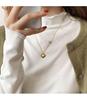Double-Sided Fleece Semi-High Collar Long-Sleeve Women's Top