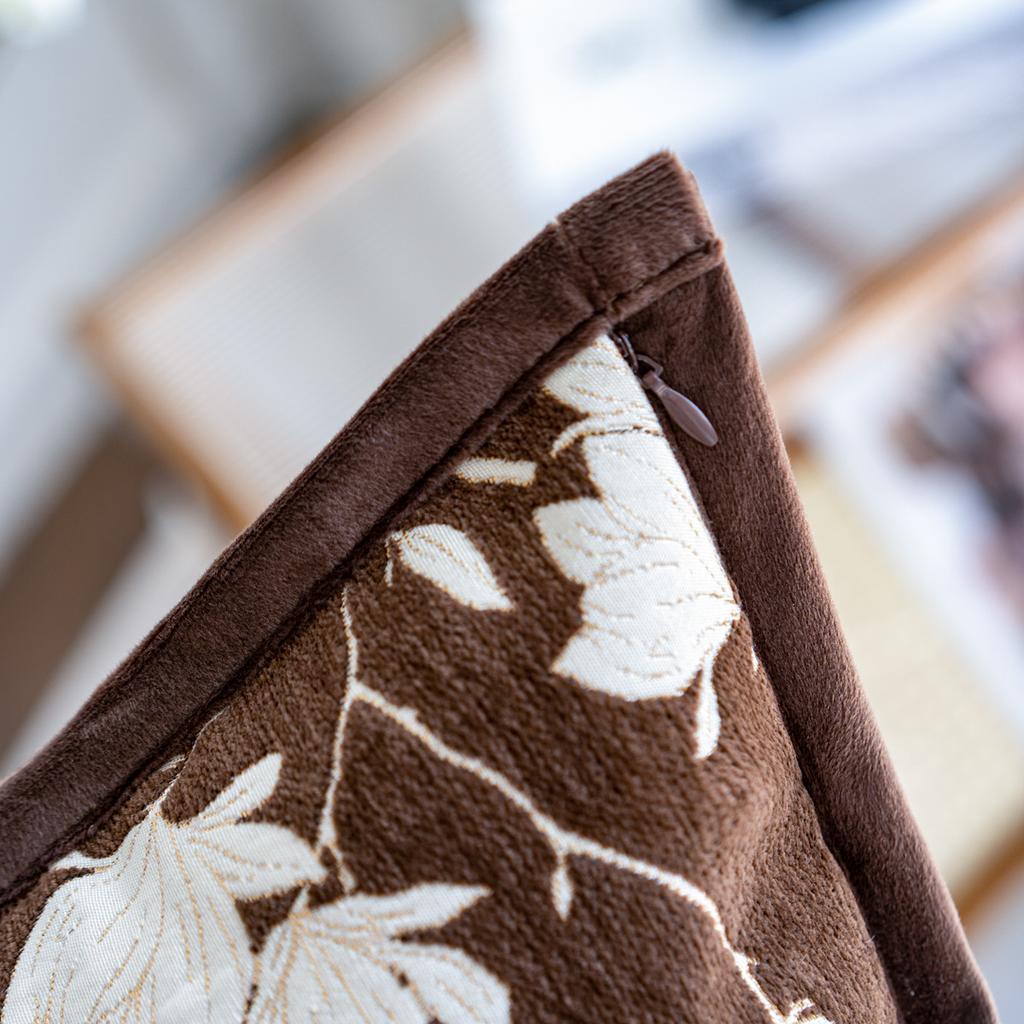 French Retro Luxury Jacquard Throw Pillowcase Cojines Dutch Velvet Decoration Sofa Pillow Cover Headboard Cushion Covers