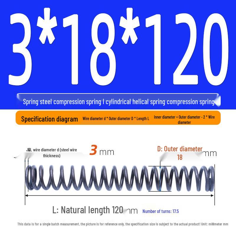 Compression Spring Y-Type Shock Absorbing Coil 3*16/17/18/19/20