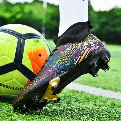 Pánské kopačky Dlouhé hroty Vysoké kotníkové Kopačky AG/TF Dětské Venkovní kopačky na trávu Kopačky Tréninkové Sportovní Kopačky