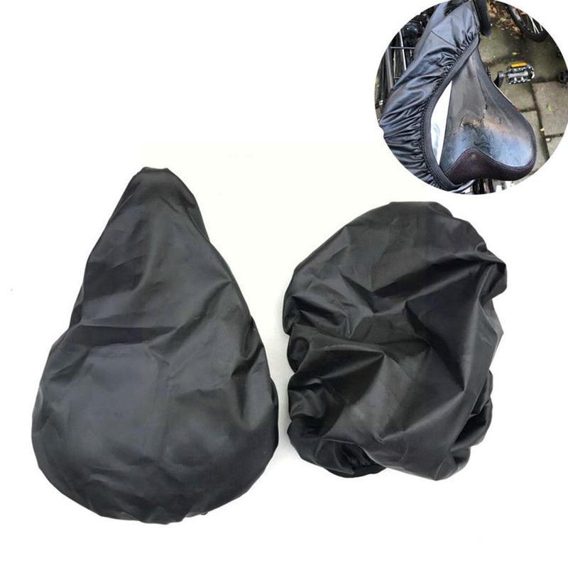 1pc Waterproof Bike Seat Cover Rain Cover For Bicycle Saddle Elastic Dust And Rain Resistant Uv Protector Outdoor Bike Accessories