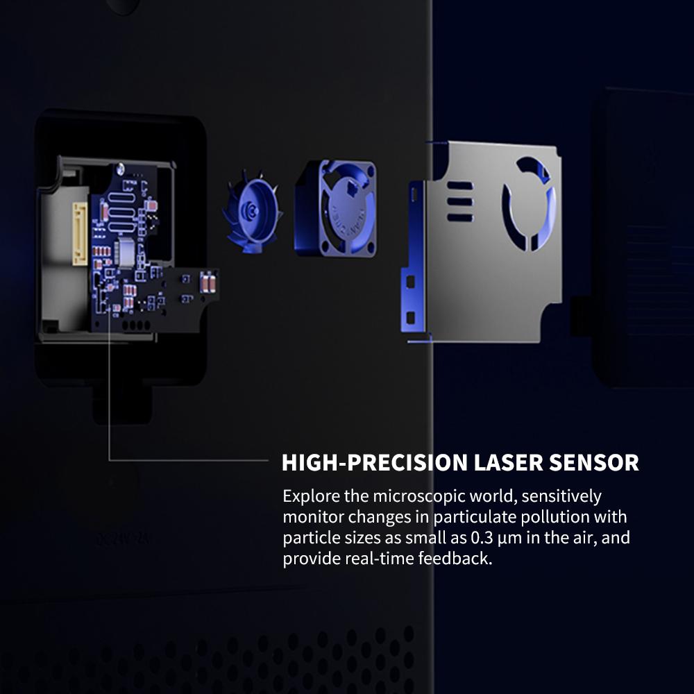 NUOVO PURIFICATORE D'ARIA SMART XIAOMI 4 LITE Display LED Purificazione Quadrupla Rimozione Aldeidi Ionizzatore d'Aria per la Casa 35,8 dB(PER) Basso rumore