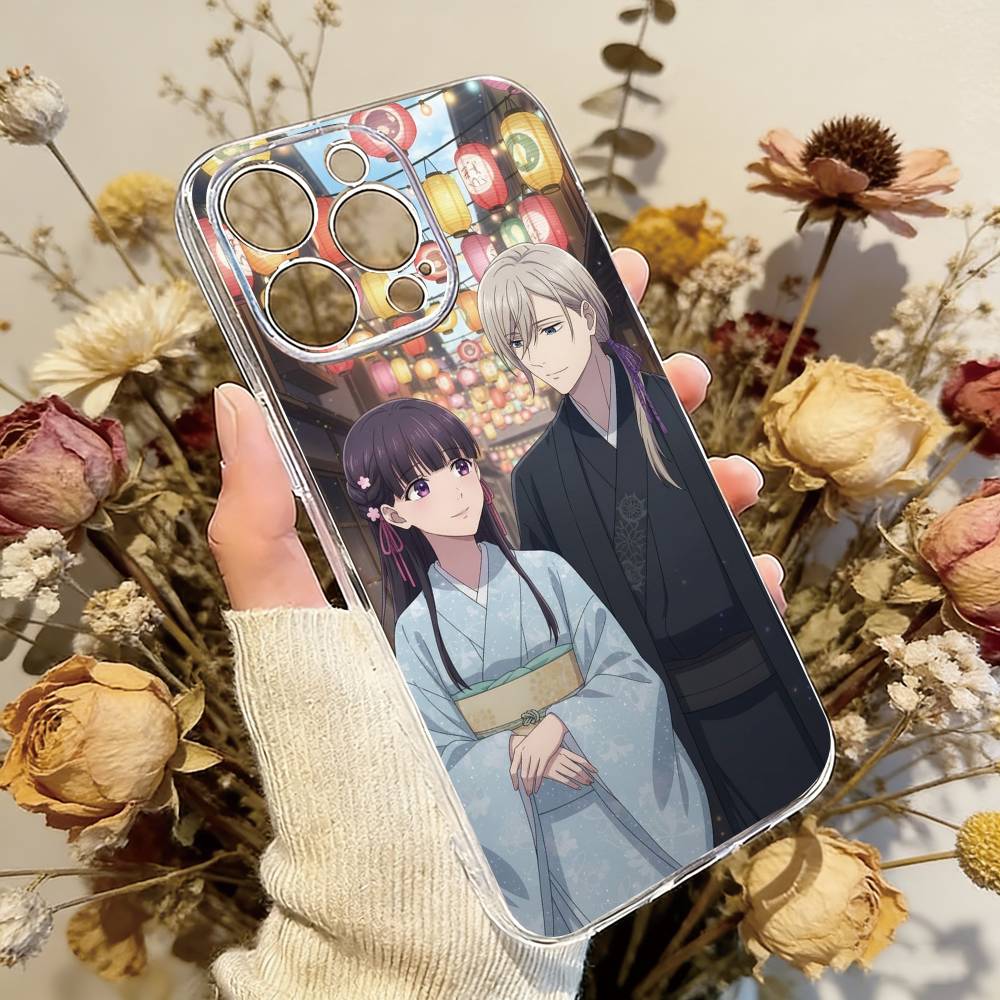 

My Happy Marriage Phone Case Transparent Silicone Soft For iPhone 17 16 15 14 13 12 11 Mini Pro Max Plus iPhone14