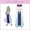One Piece Vivi Cosplay Kostüm Komplettset Streetstyle Anime Kleid, Xs-xxxl